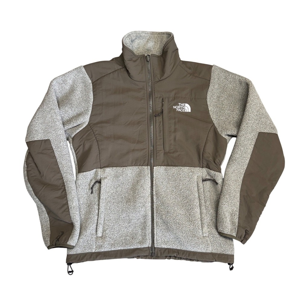 The North Face Brown and Light Gray Fleece Jacket